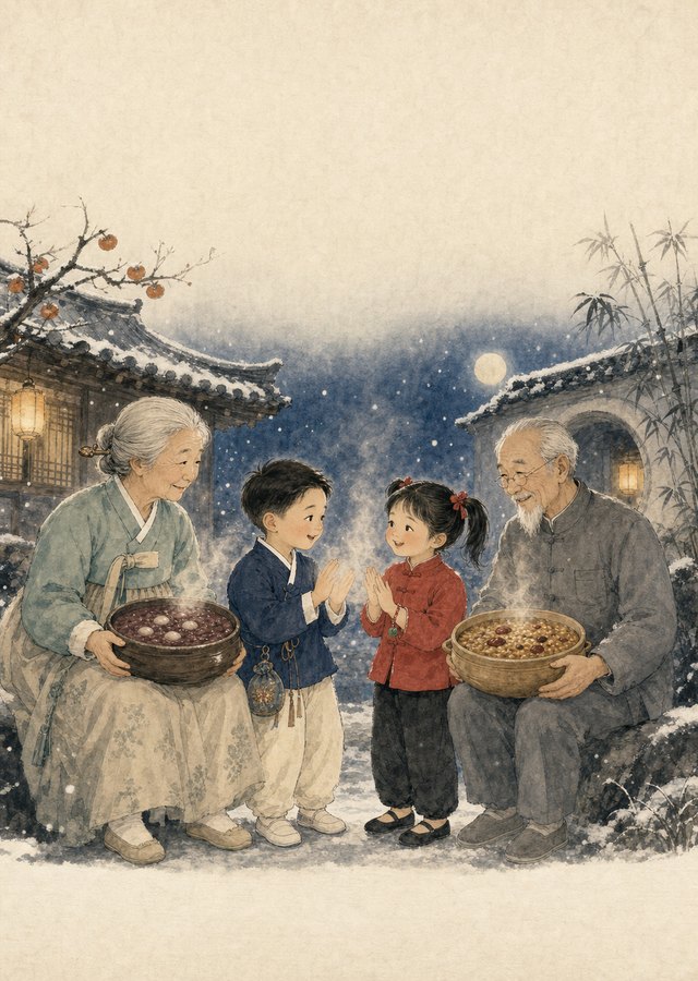긴 밤, 붉은 죽
