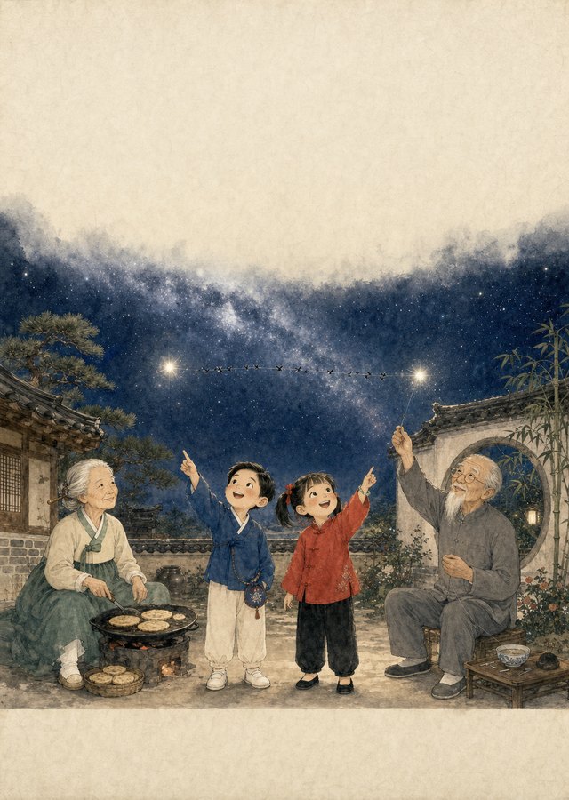 칠월 칠석, 두 별